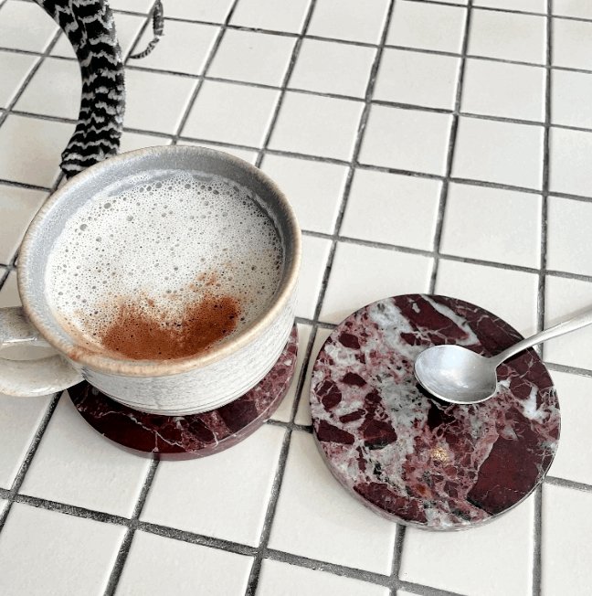 Marble Coaster Set