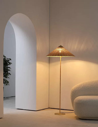 Liuna Rattan Floor Lamp